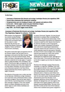 FFSG newsletter front cover - July 2008